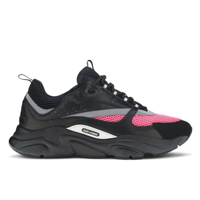 D!or B22 shoes in black/grey/pink