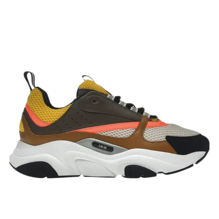 D!or B22 SHOES - Ebony Camel Yellow