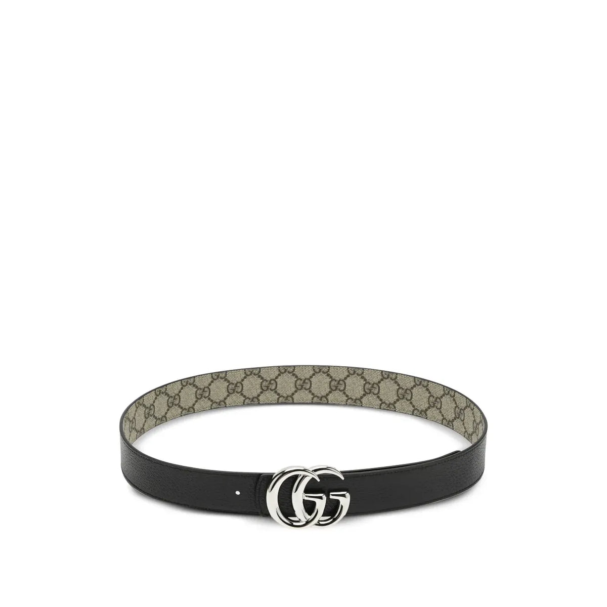 Guuccii Supreme leather Gg reversible belt
