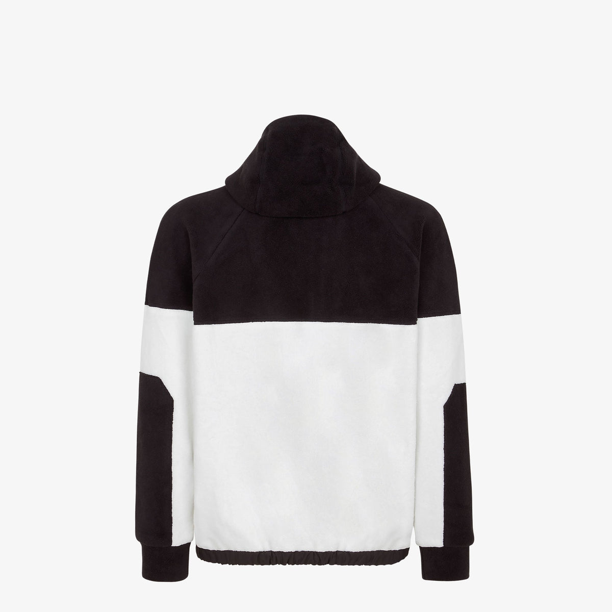 F€ndi Sweatshirt with zip-fastened hood. Zip pockets.