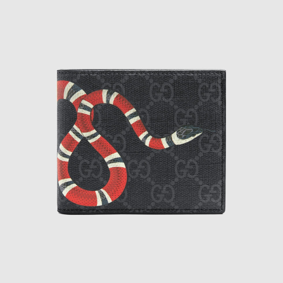 KINGSNAKE PRINT Guuccii leather WALLET