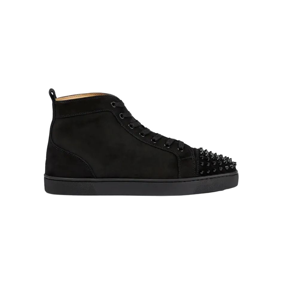 Christian Loobs high Orlato Lace-Up with spikes sneakers in black