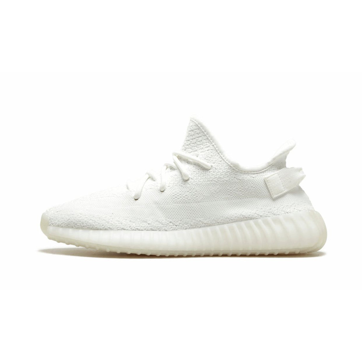 YE*ZY 350 Boost White with white stripe