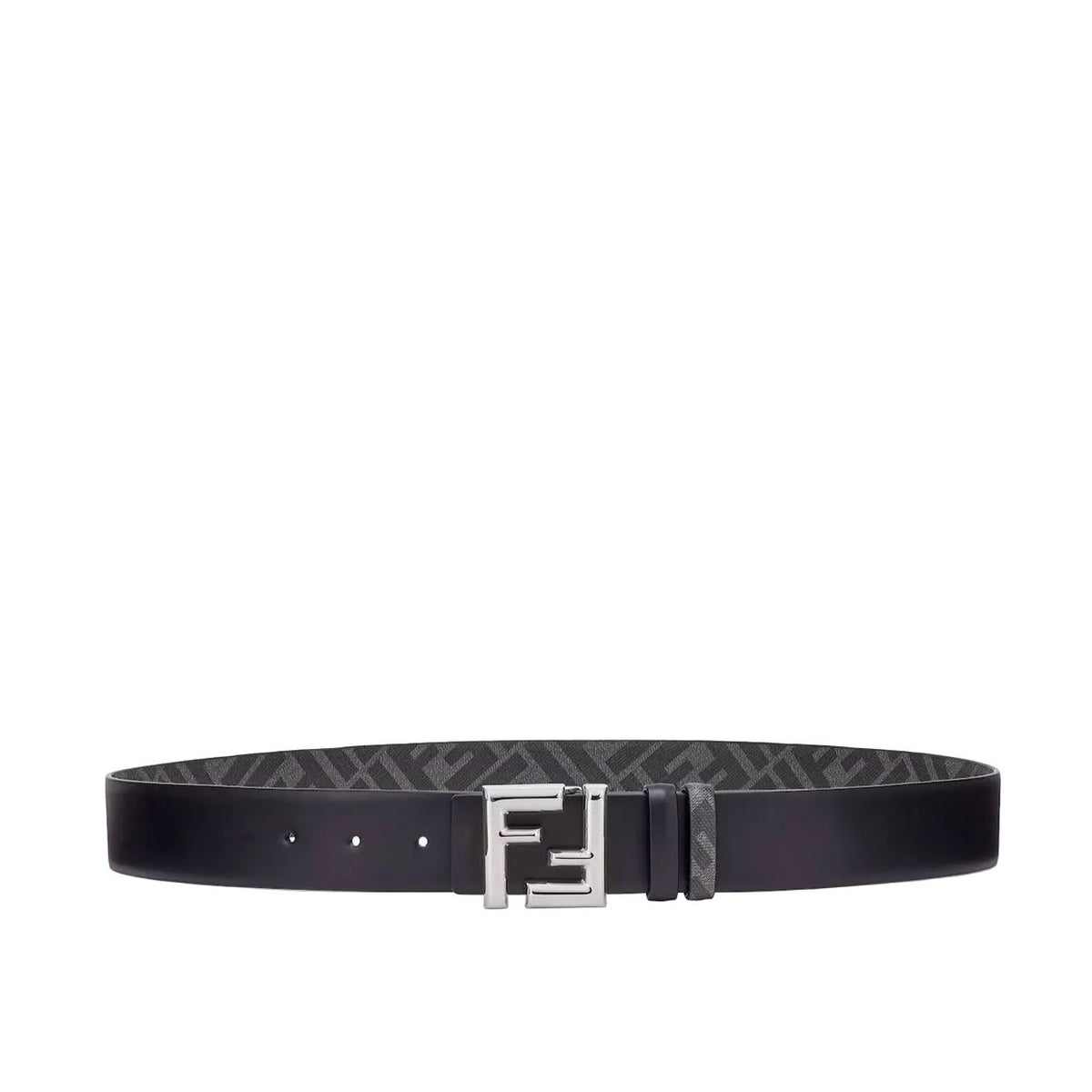 F€ndi Reversbile Belt in grey/Black leather Belt