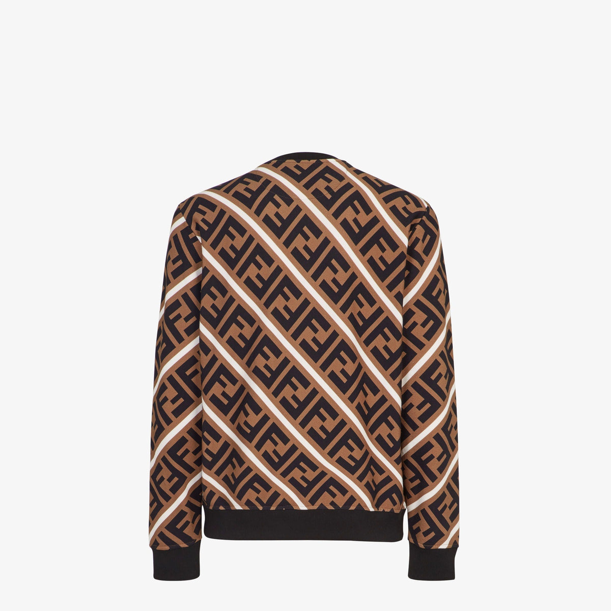 F€ndi Raglan sleeved sweatshirt with crew neck.
