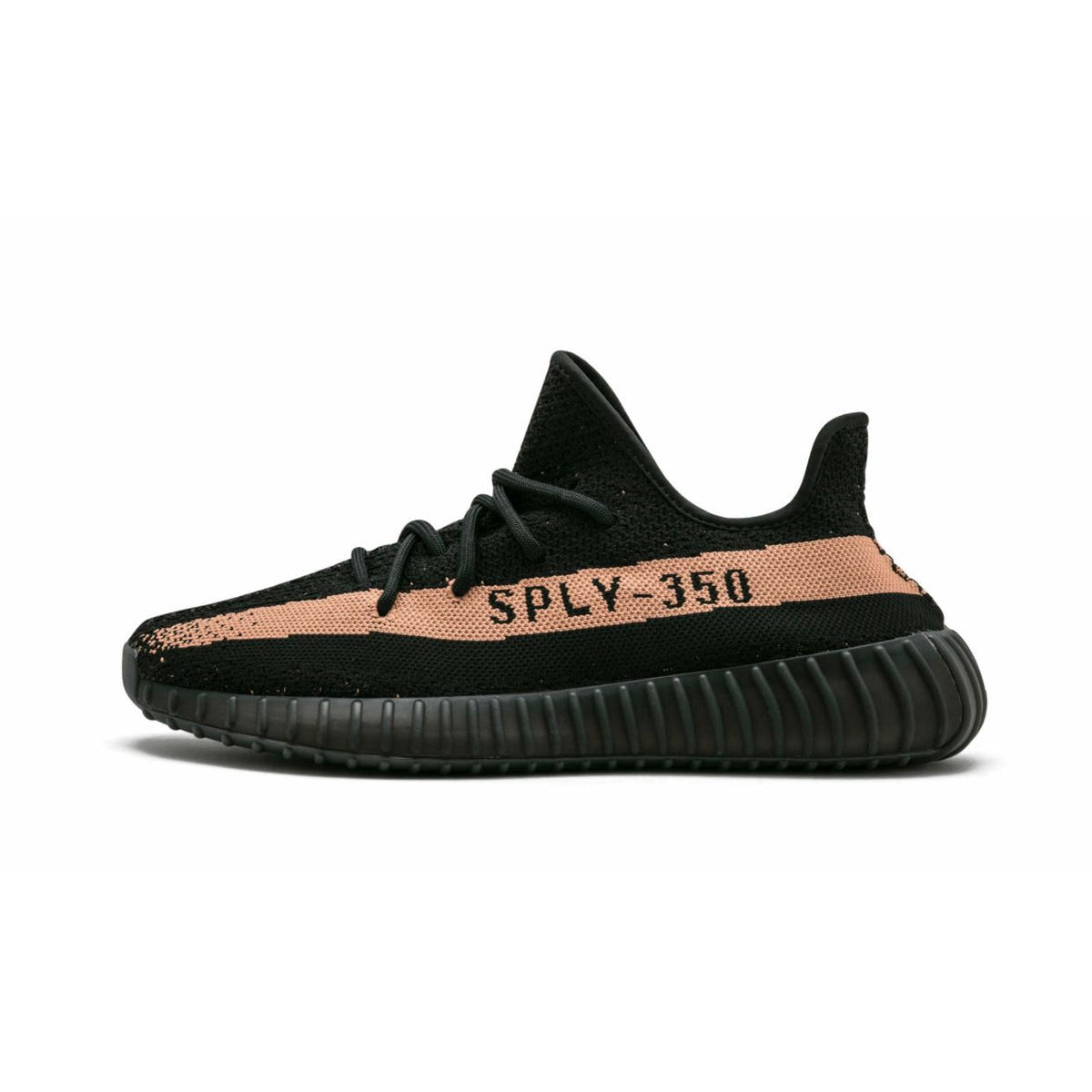 YE*ZY 350 Boost Black with beige stripe