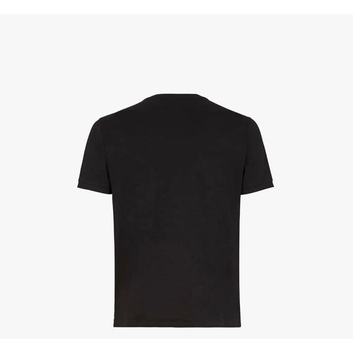 F€ndi Black t-shirt with brown logo