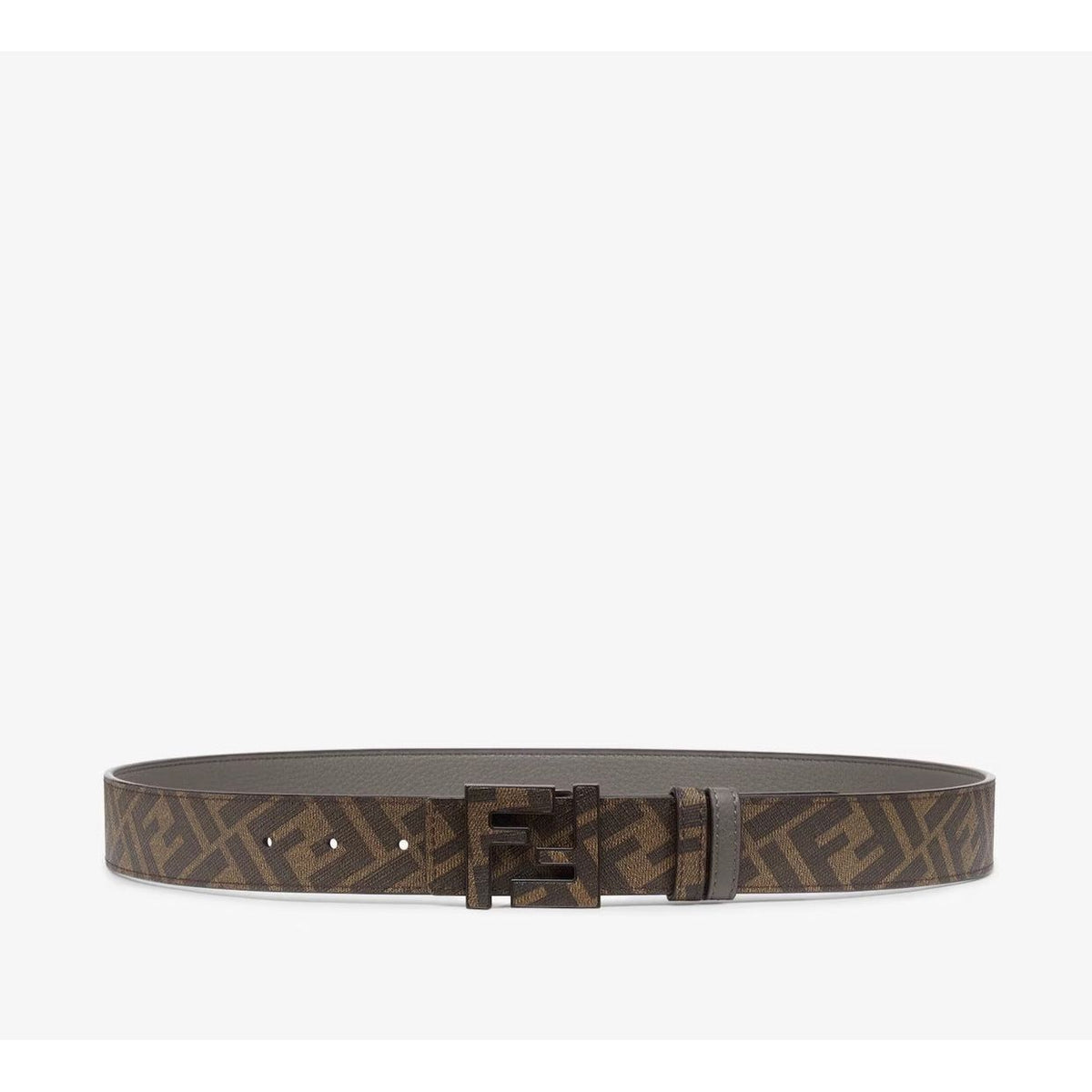 F€ndi Reversible belt gray and brown