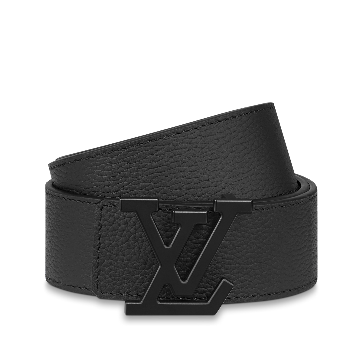 Louic Viutt0n Reversible black buckle and black belt