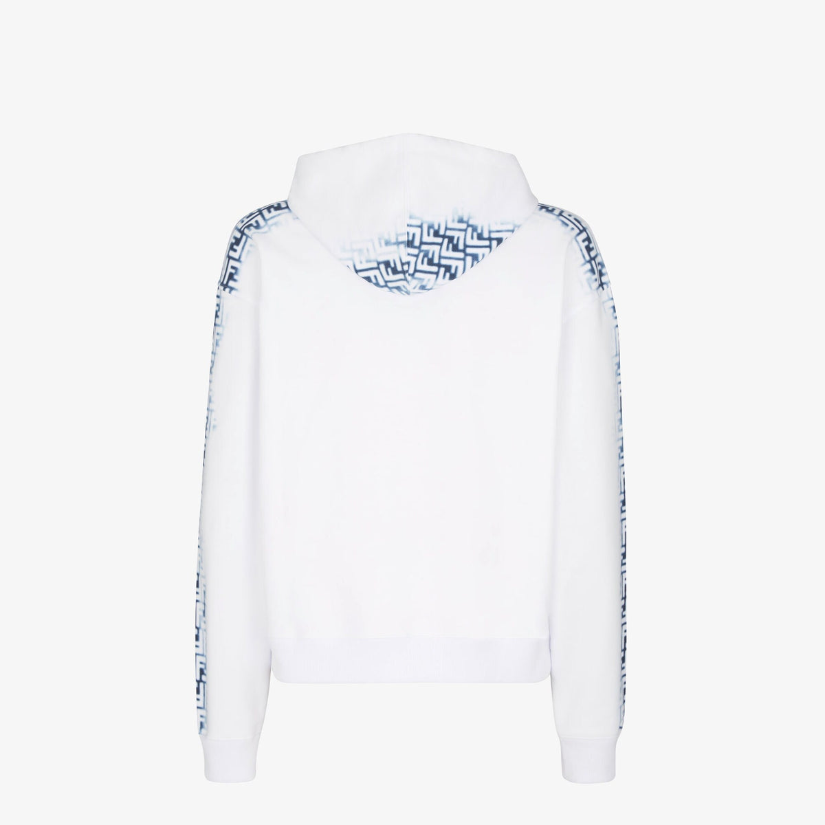 F€ndi Hoodie with drawstring hood and long slightly dropped, set-in sleeves