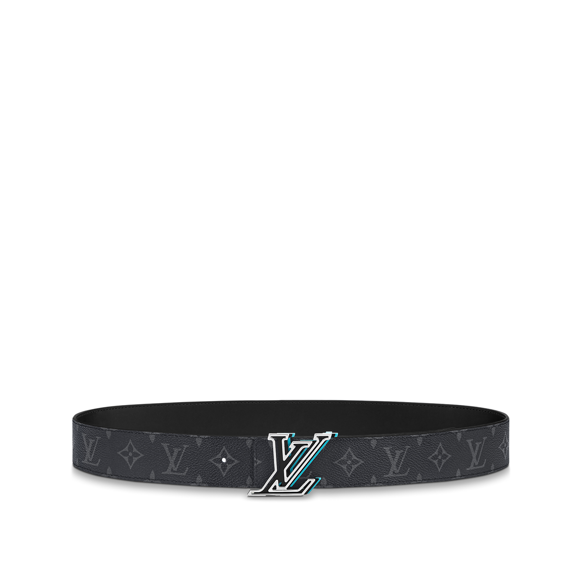Louic Viutt0n Reversible Ecplise black buckle and black belt