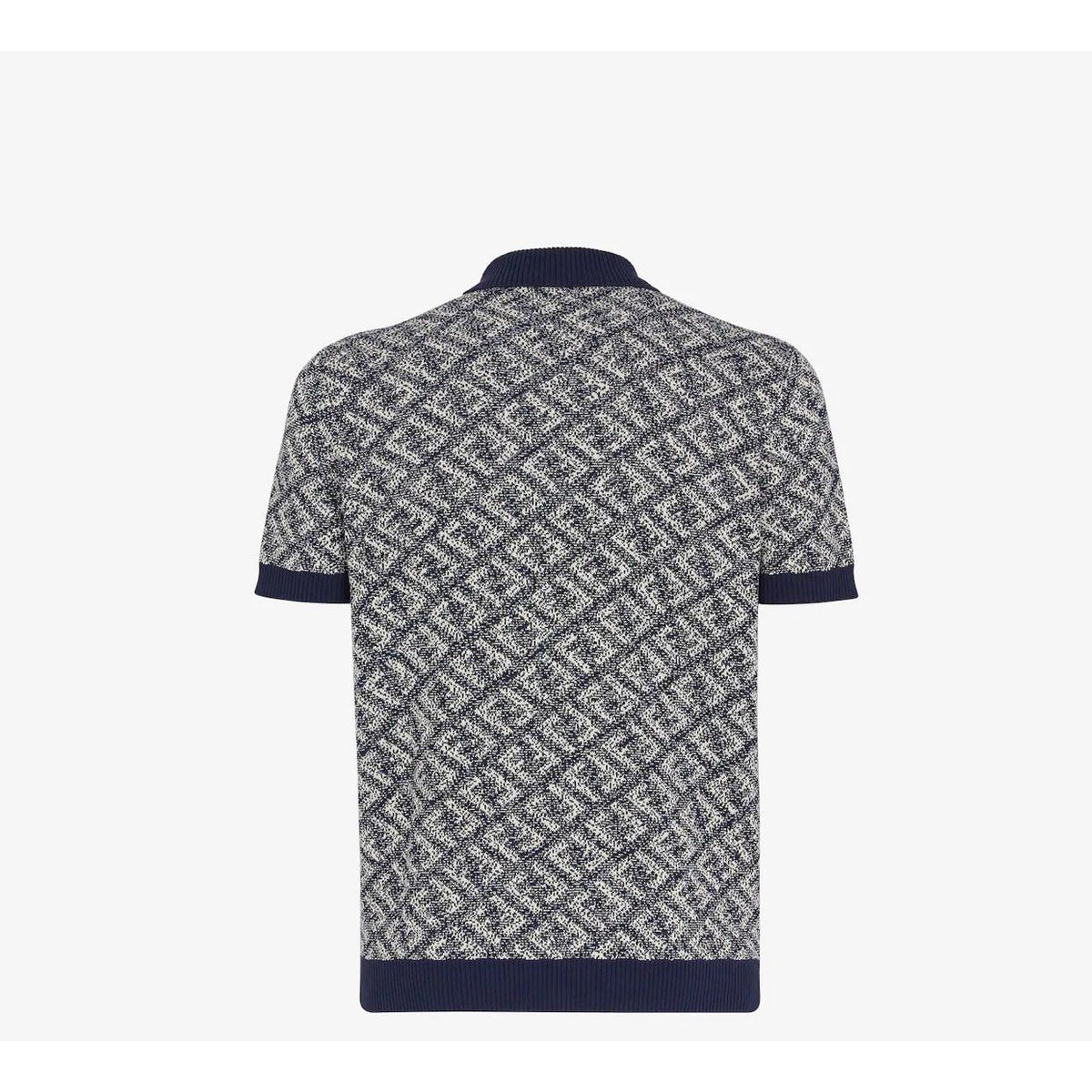 F€ndi Polo Shirt in grey and navy