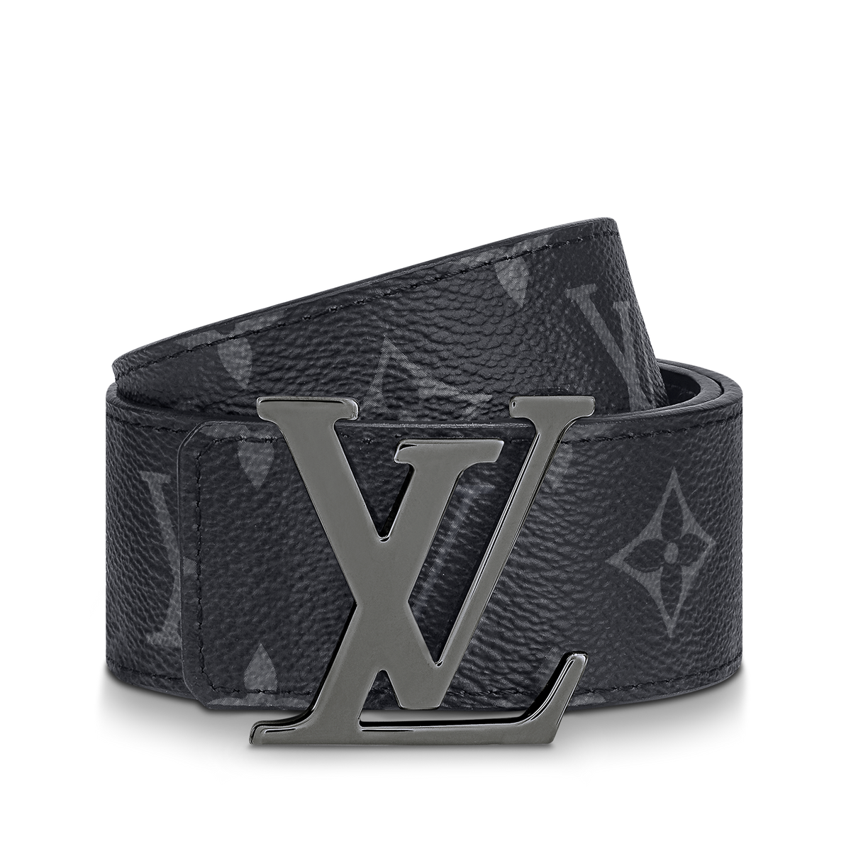 Louic Viutt0n Reversible Ecplise black buckle and belt
