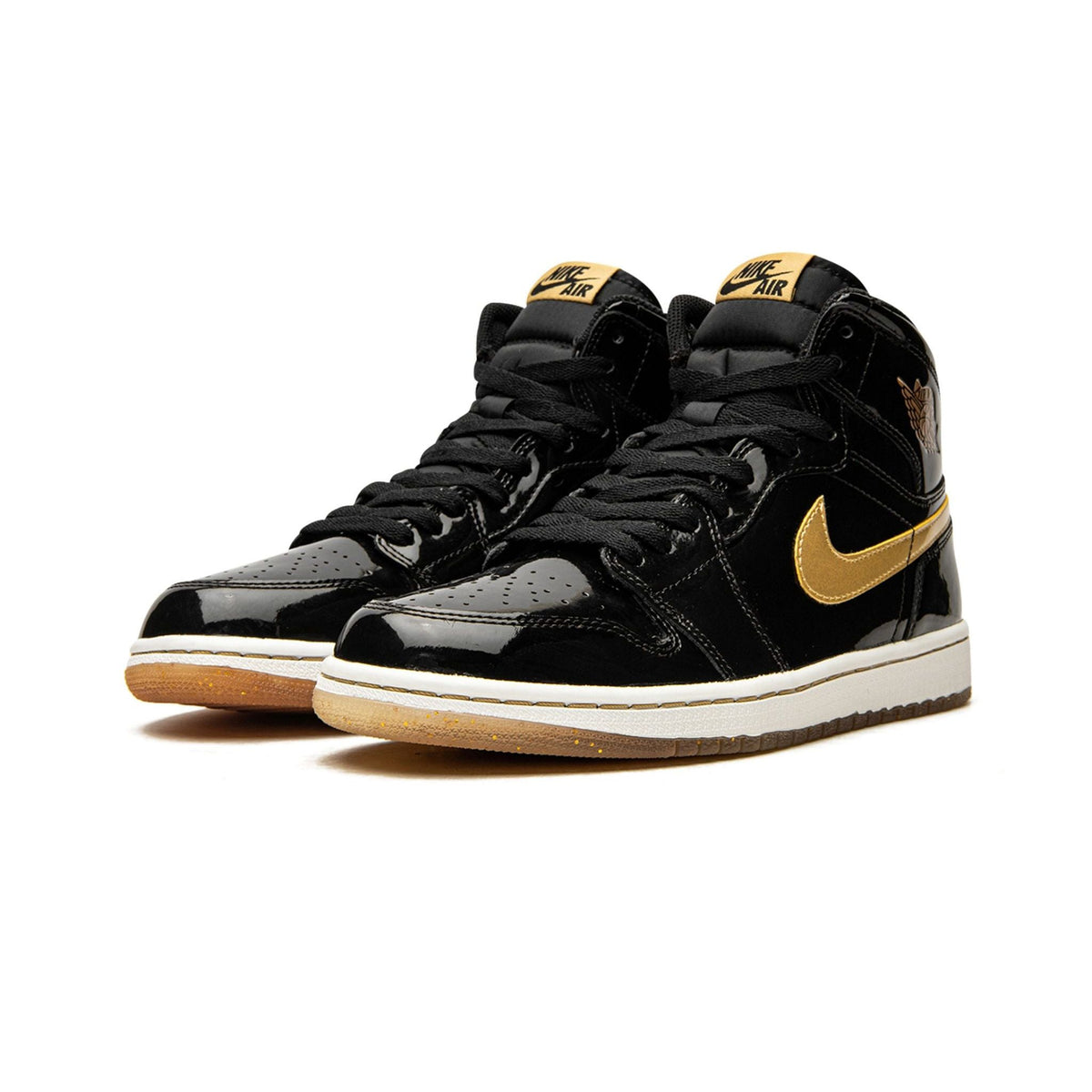 JF1 SNEAKERS Black/Metallic Gold