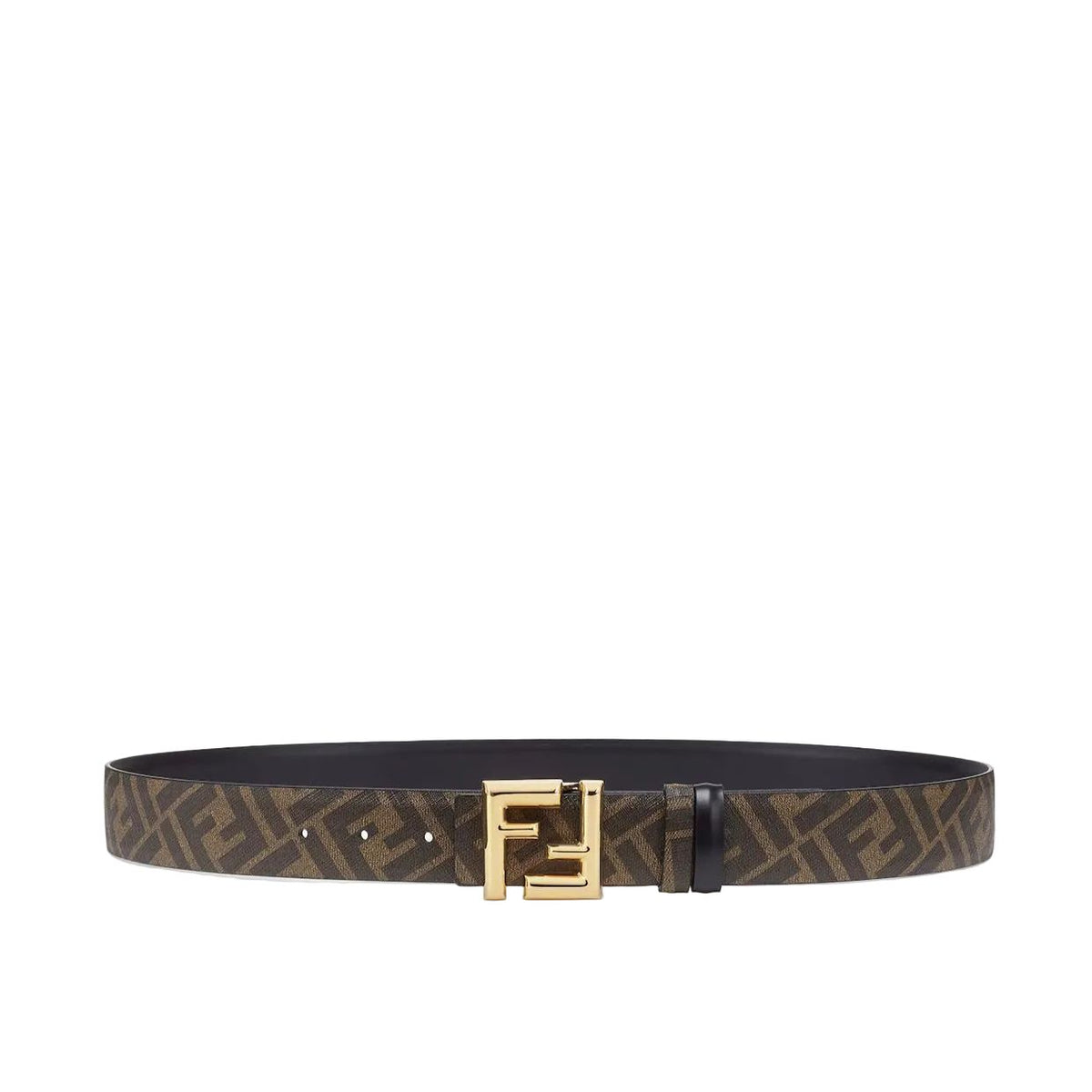 F€ndi Reversbile Belt in Brown/Black leather