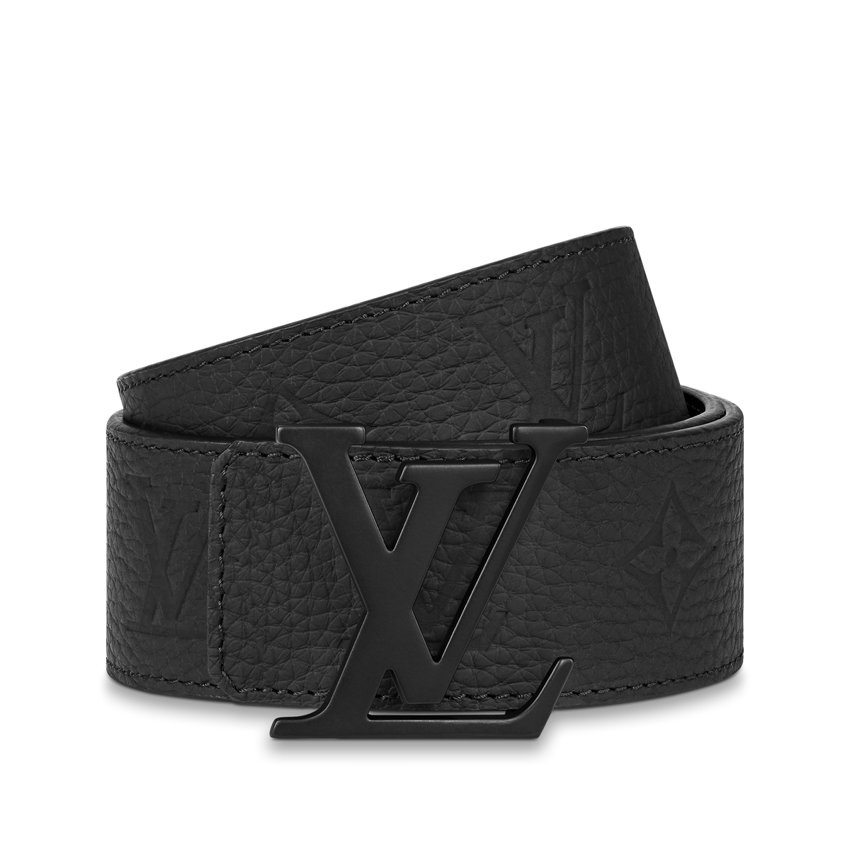 Louic Viutt0n Reversible Ecplise black buckle and black belt