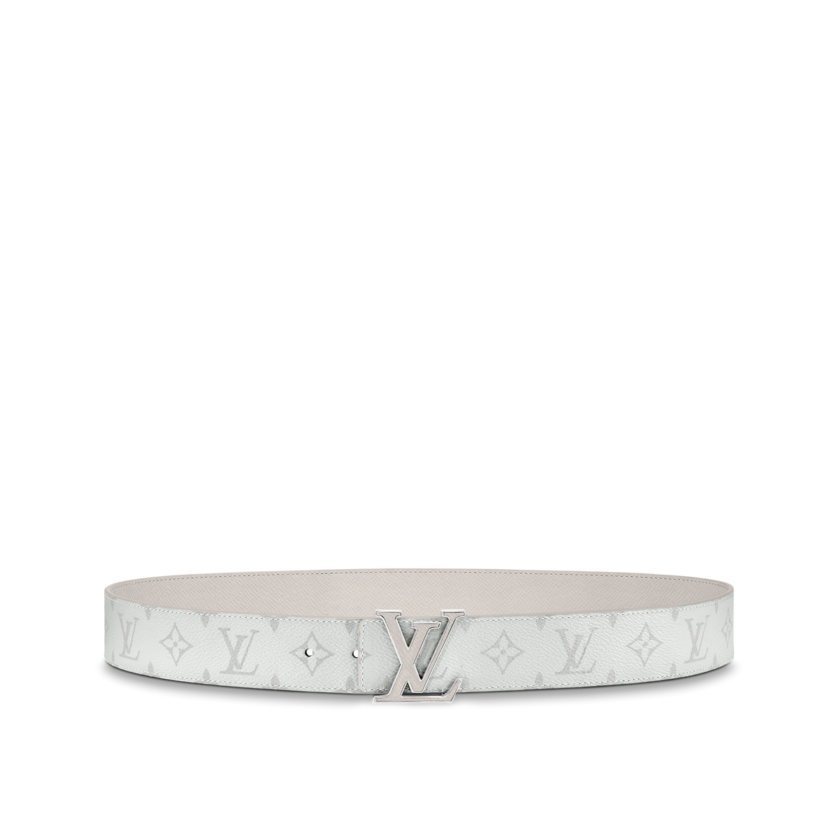 Louic Viutt0n Reversible Ecplise White buckle and White belt