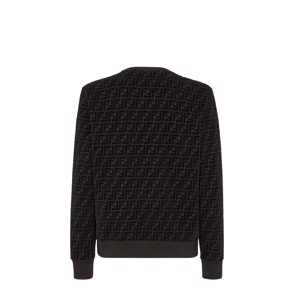 F€ndi Regular fit long-sleeved, crew-neck sweatshirt
