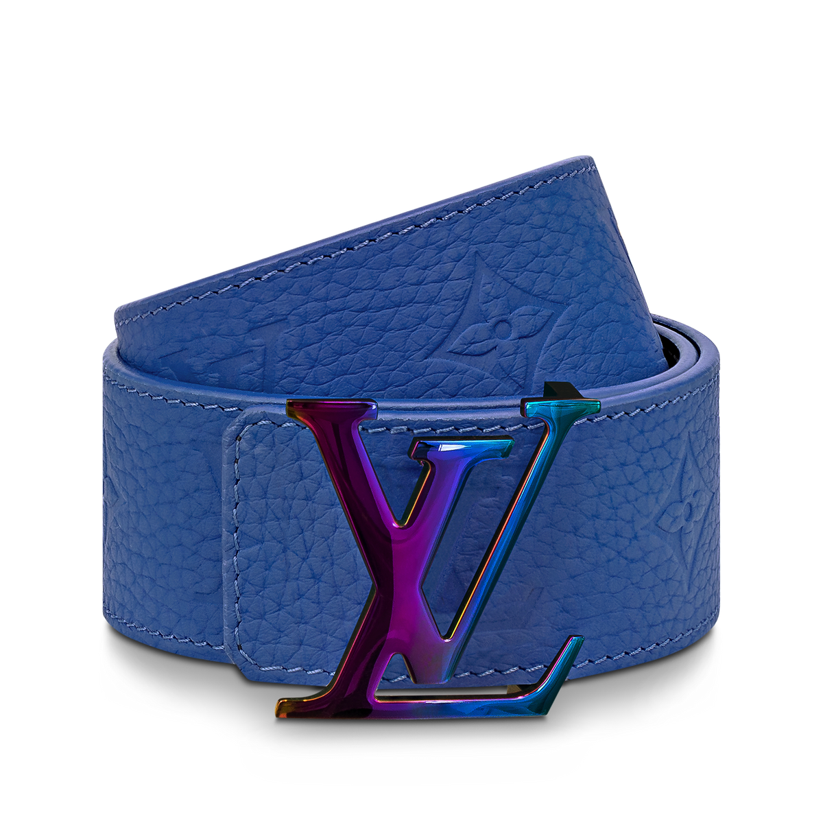 Louic Viutt0n Ecplise red buckle and blue belt