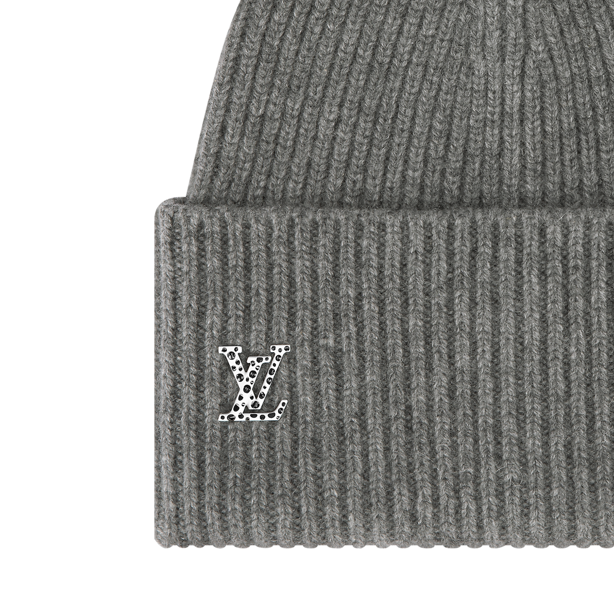 Louic Viutt0n BEANIE grey with silver logo
