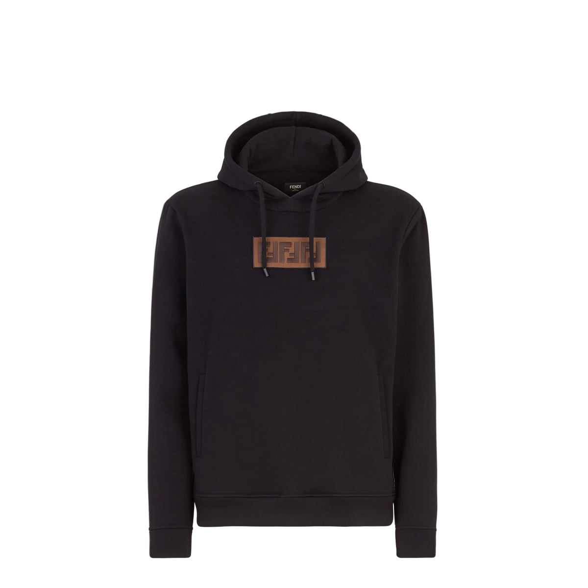 F€ndi Hoodie Sweatshirt with hood and side pockets