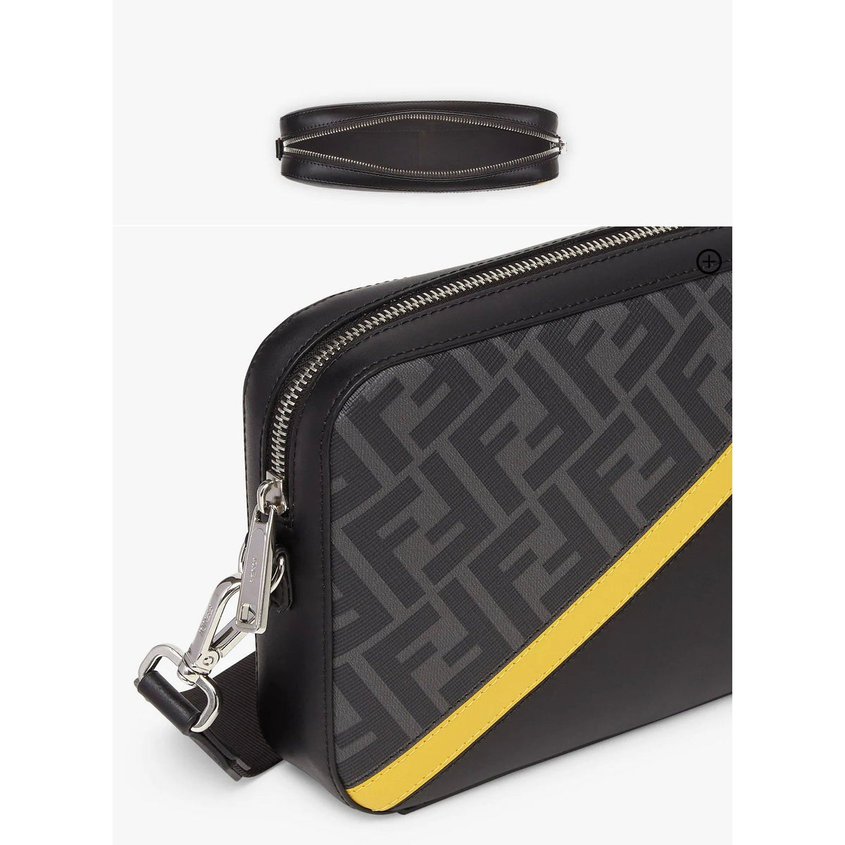 F€ndi Compact shoulder bag with zip closure