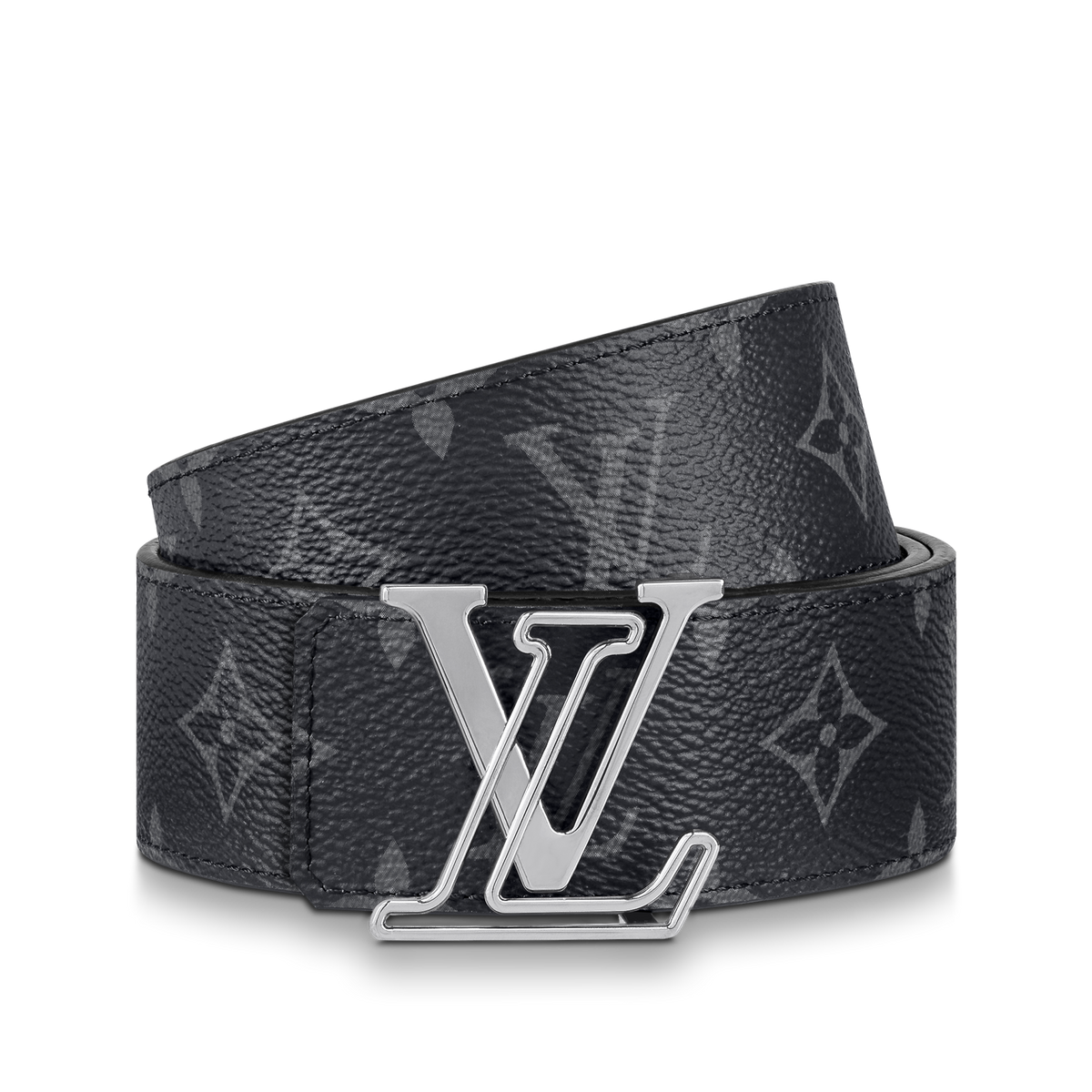 Louic Viutt0n Reversible Ecplise silver buckle and olive green/black belt