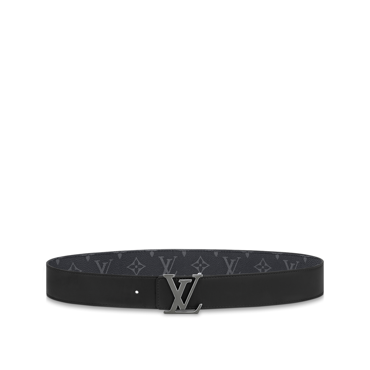 Louic Viutt0n Reversible Ecplise black buckle and belt