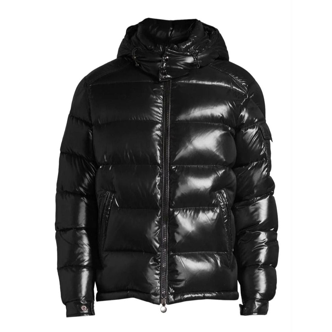 Monclr down jacket in lacquered nylon