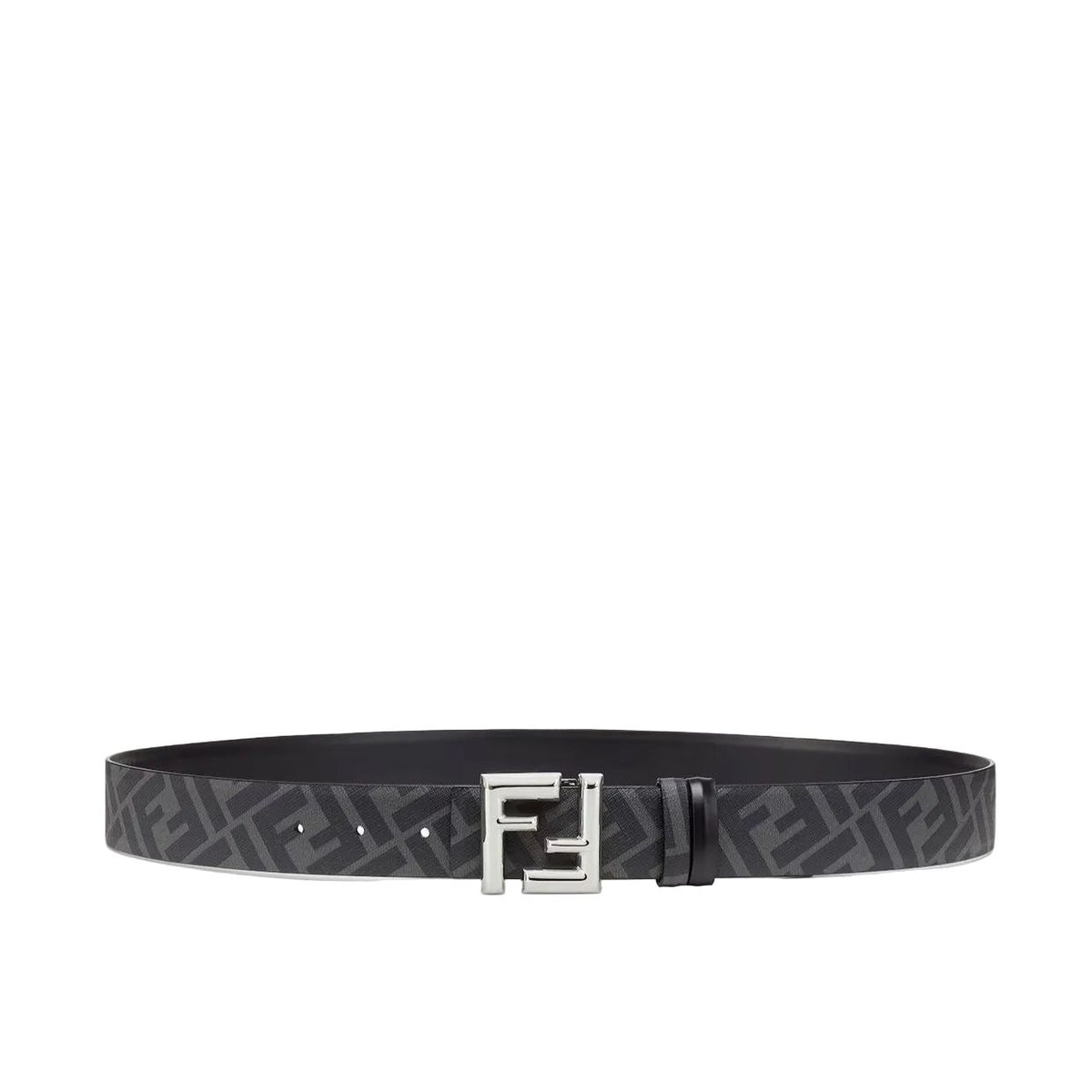 F€ndi Reversbile Belt in grey/Black leather Belt