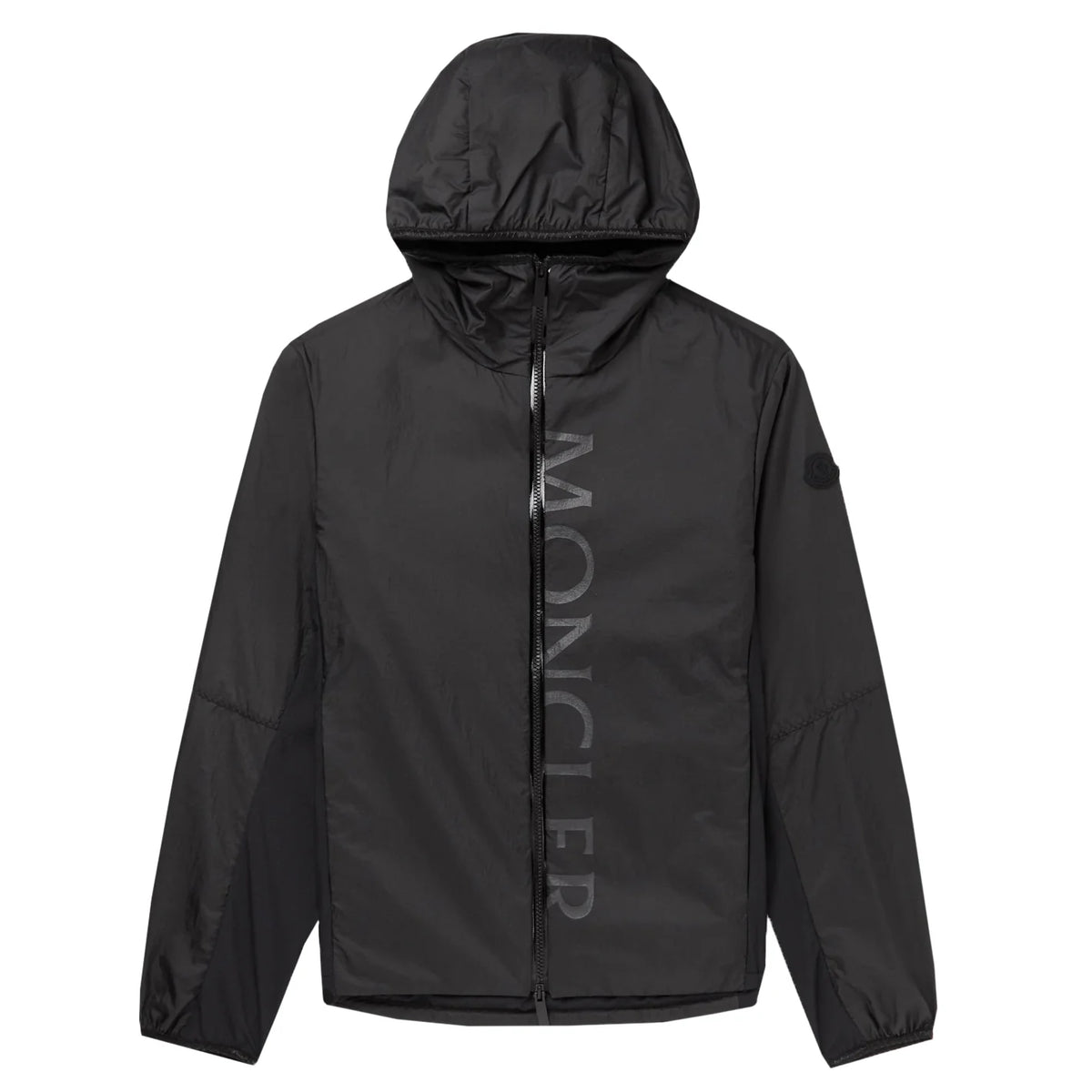 Monclr Ichiro Nylon Windbreaker Black logo