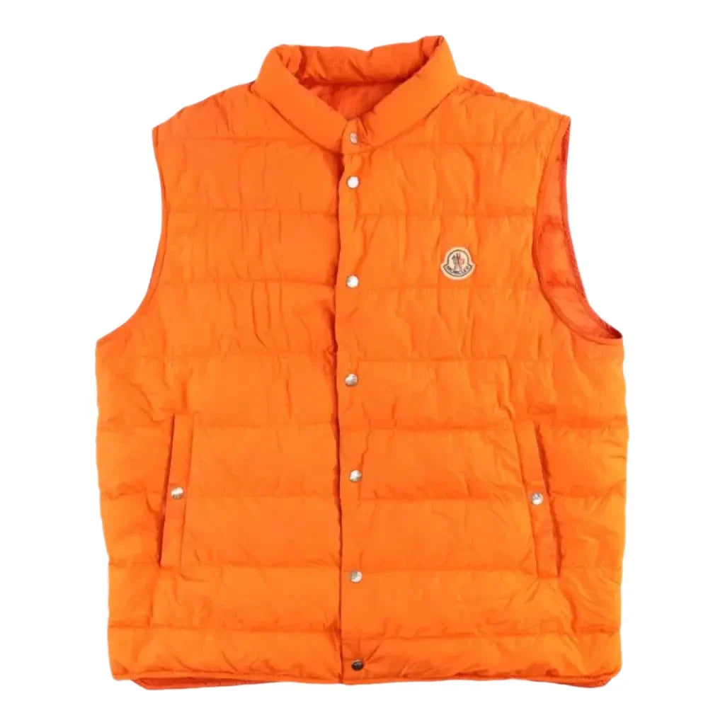 Monclr puffer orange Vest