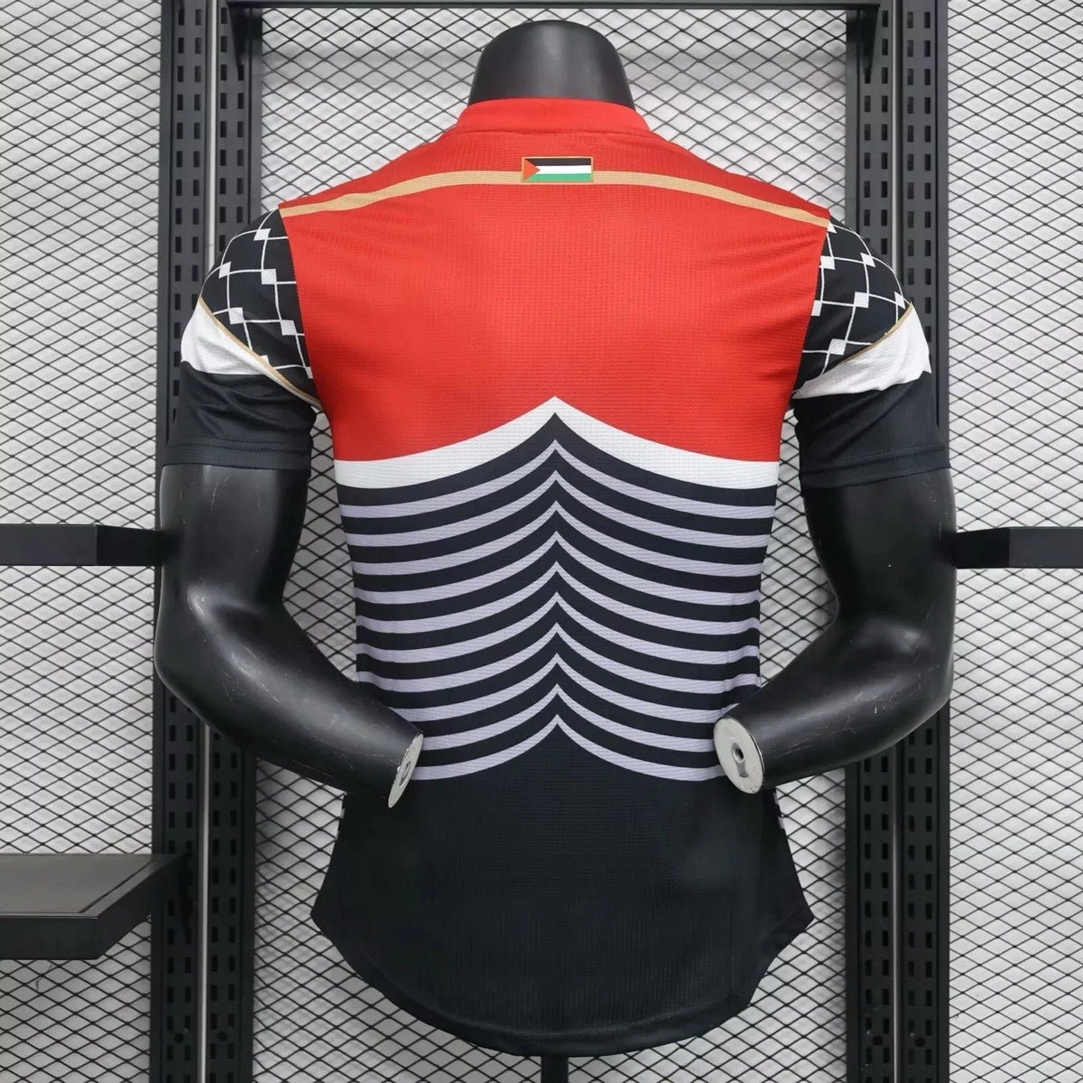 DKALI Palestine Black Football Jersey
