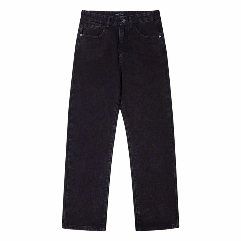 B@lenciga Men Baggy Jeans in Black