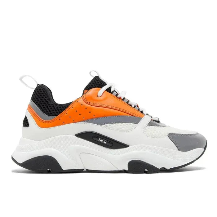 D!or B22 shoes in white/orange/grey/black