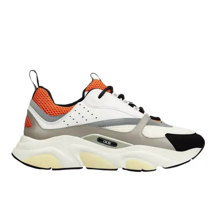 D!or B22 SHOES White/Orange/Grey