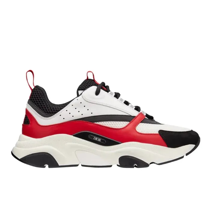 D!or B22 SHOES in White/Red/Black