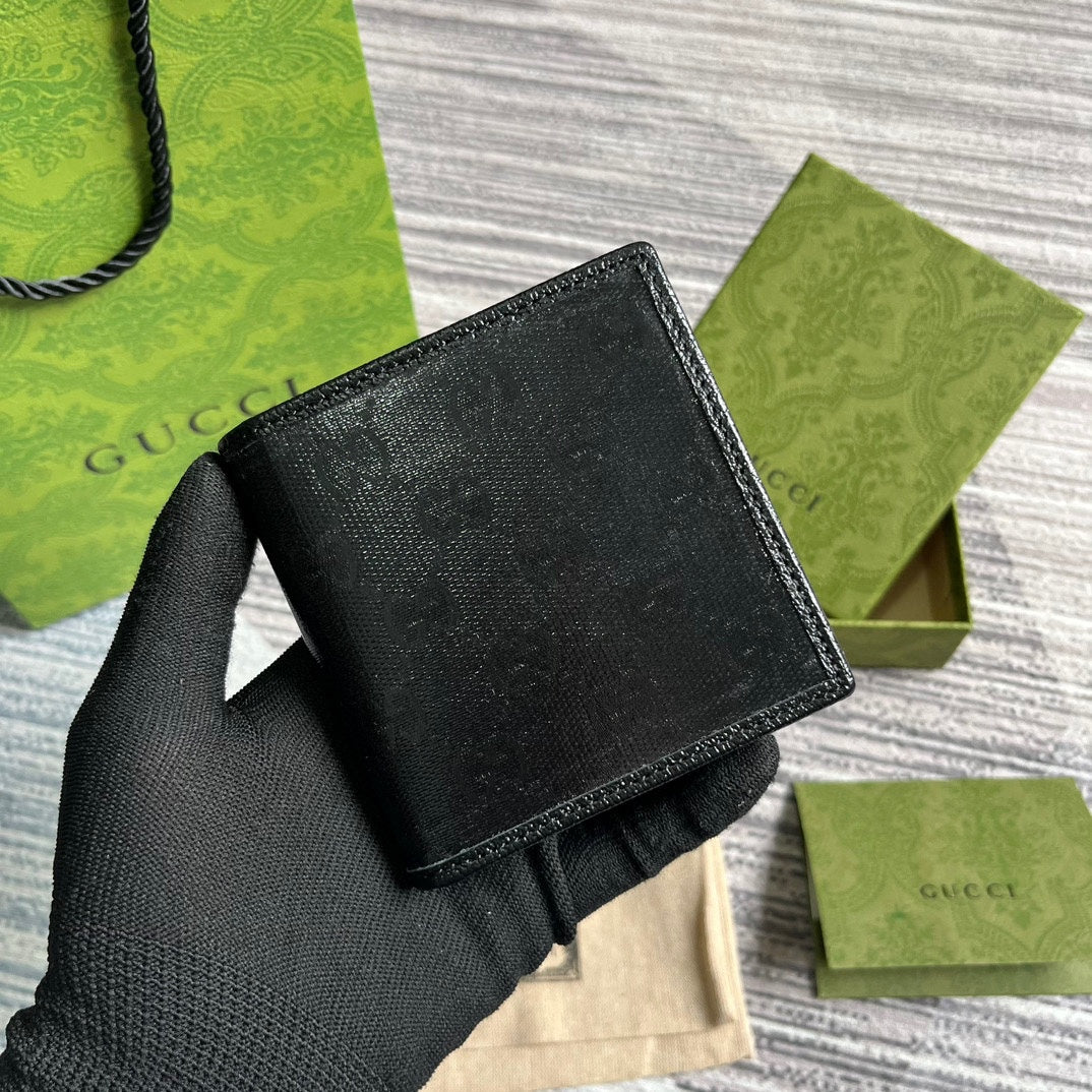 Guuccii Wallet black leather