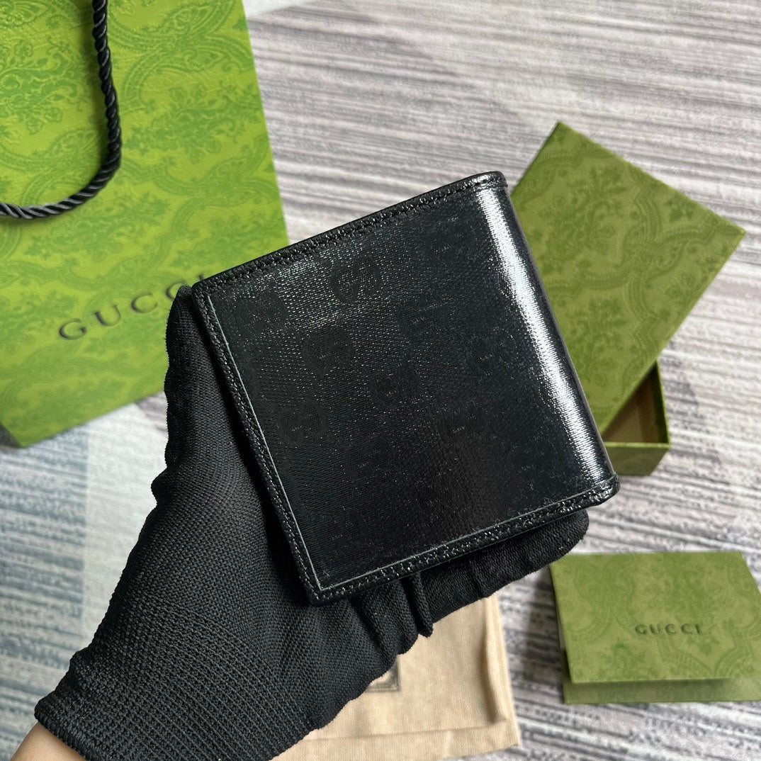 Guuccii Wallet black leather