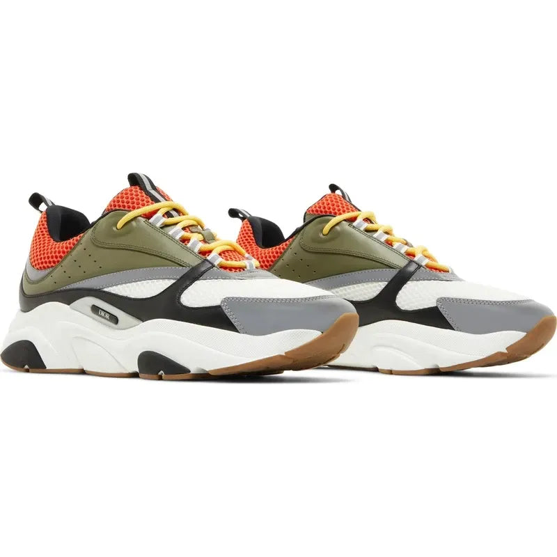 D!or B22 SHOES Khaki Orange