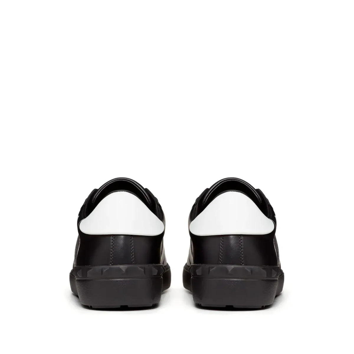 VALETINO SHOES in black with white text