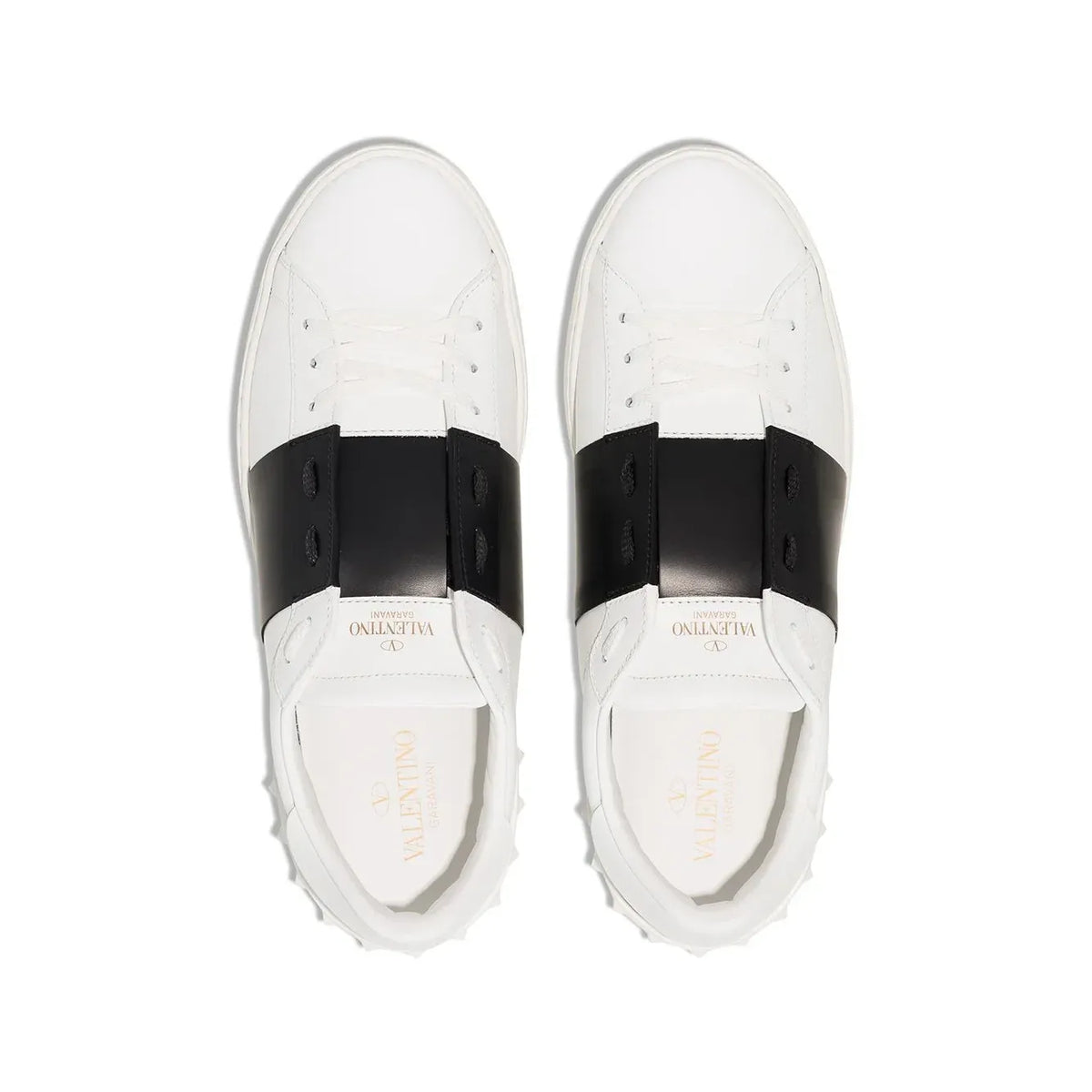Valetino low-top Open sneakers in black