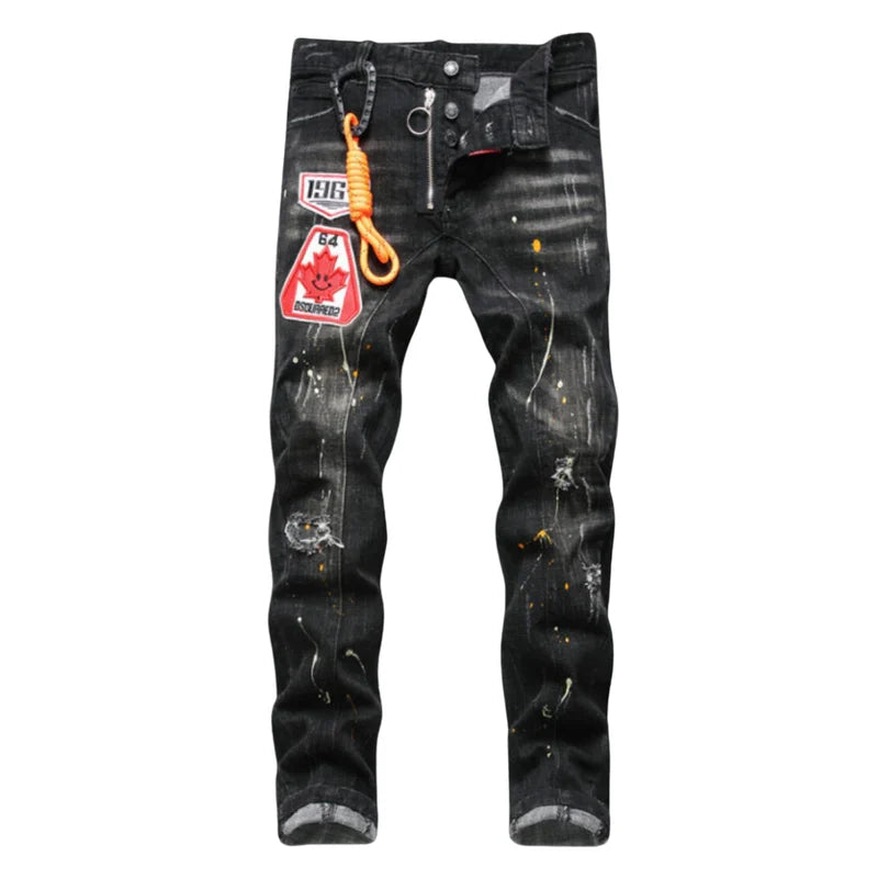 DSQ2 JEANS with stickers