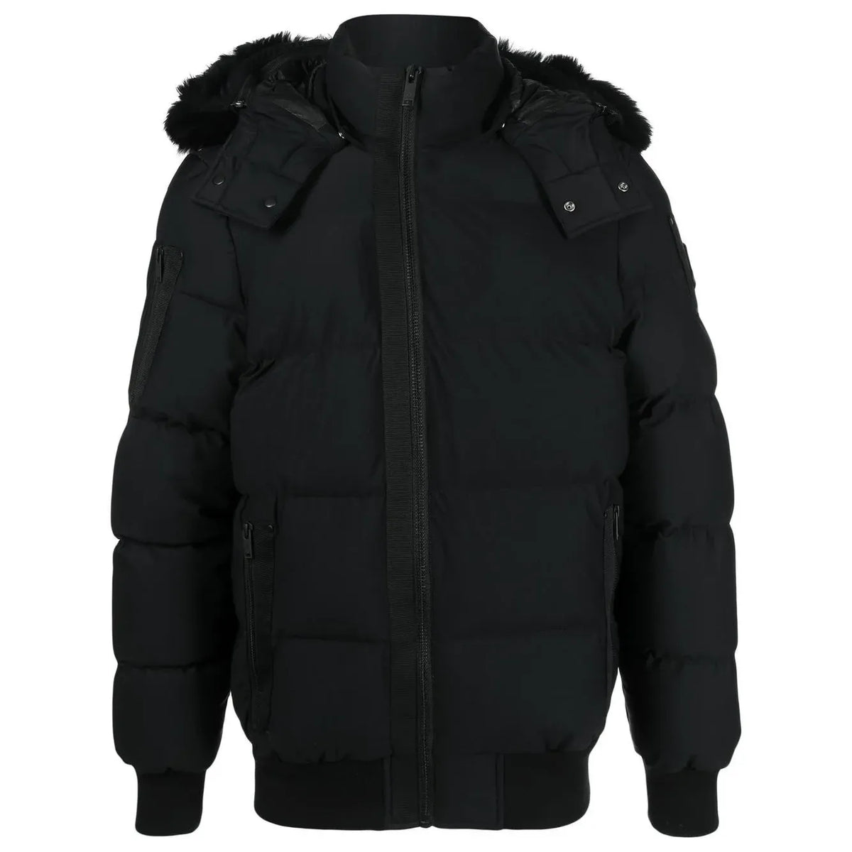 Moose Knucles Padded bomber jet black jacket