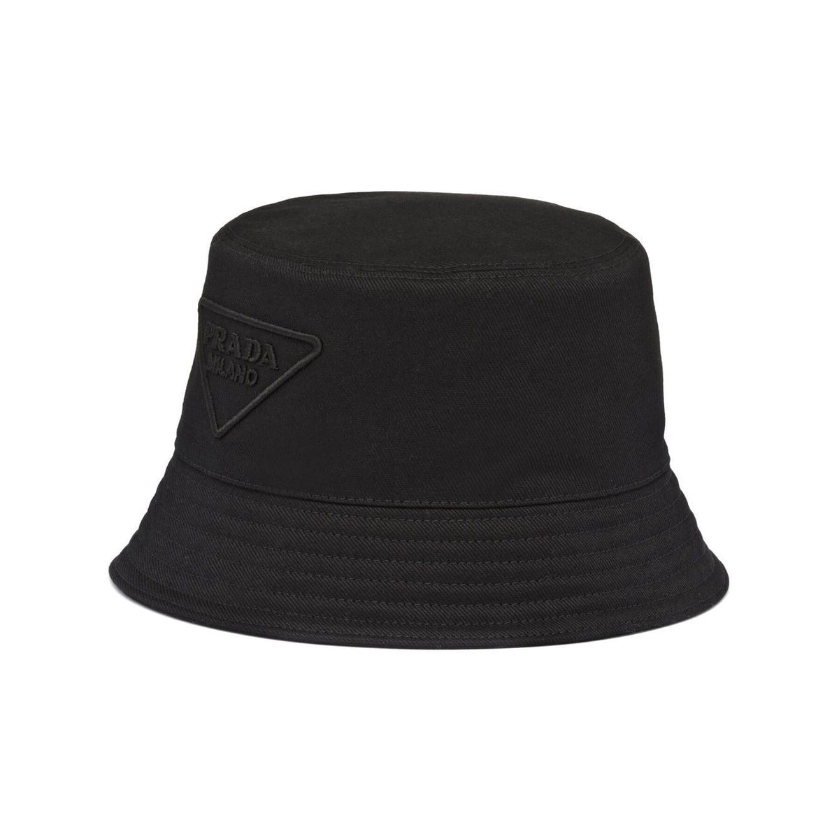 PR@da Bucket HAT in full black