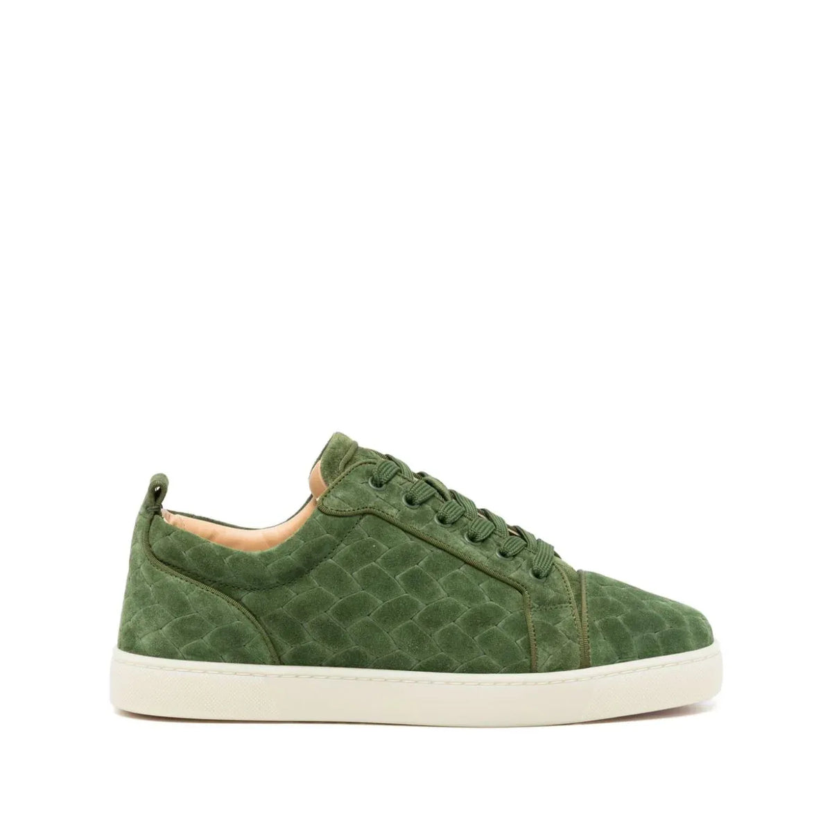 Christian Loobs green sneakers without spikes