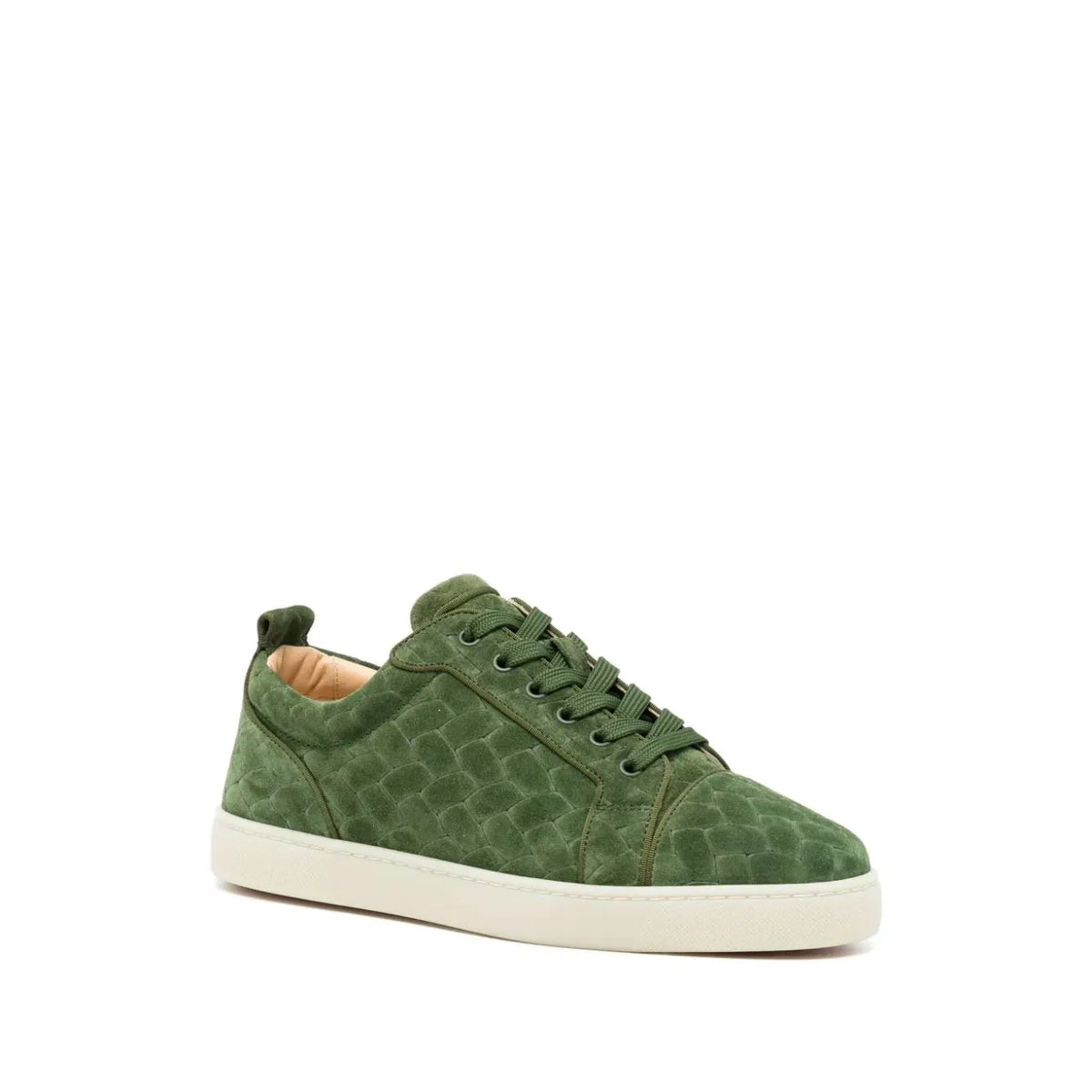 Christian Loobs green sneakers without spikes