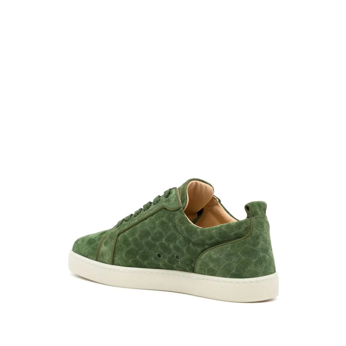 Christian Loobs green sneakers without spikes