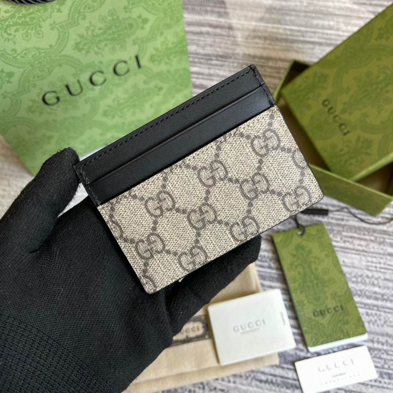 Guuccii Wallet tiger leather black/beige