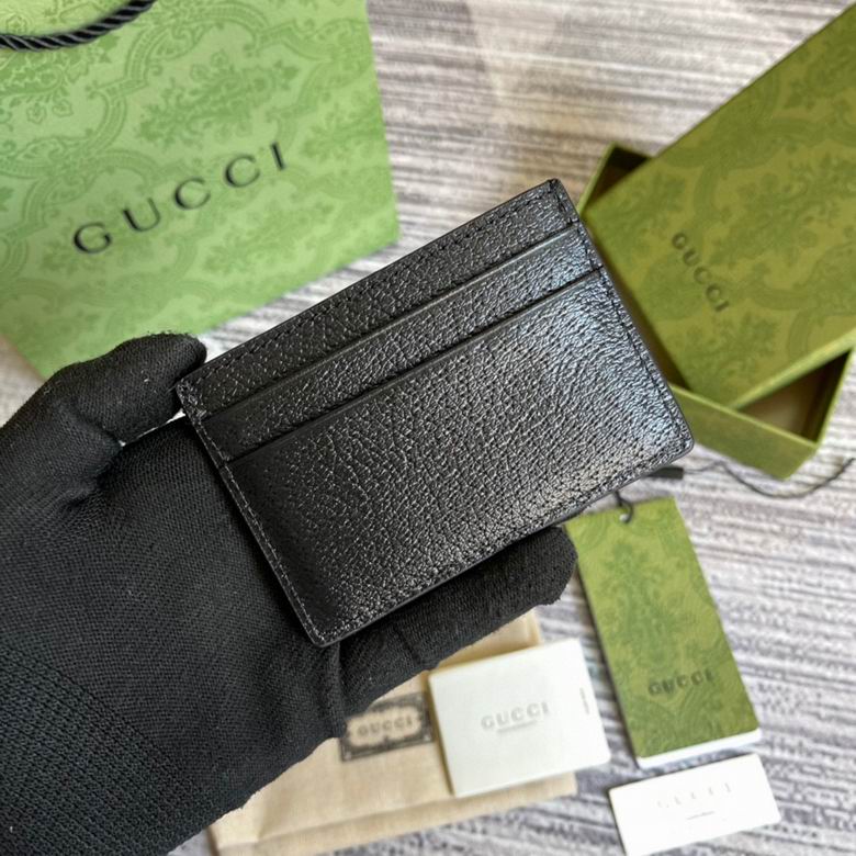 Guuccii Wallet black leather bee